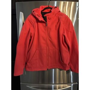 Women's Harley Coat Padded Red/Dark Pink SZ 1W BIKER Winter